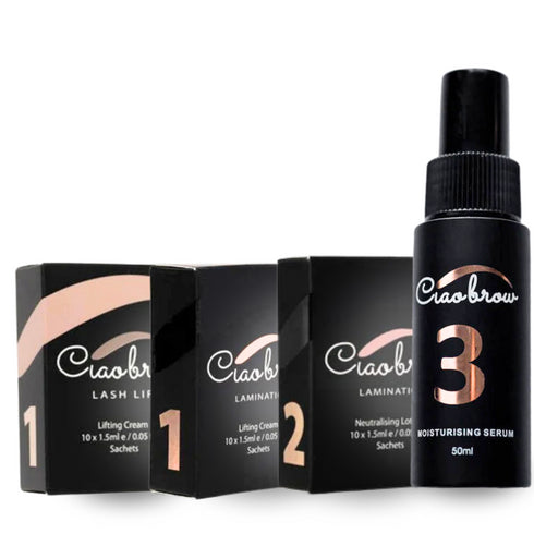 Ciaobrow Step 1,1,2,3 Lash Lift & Lamination 4 Steps Combo Kit